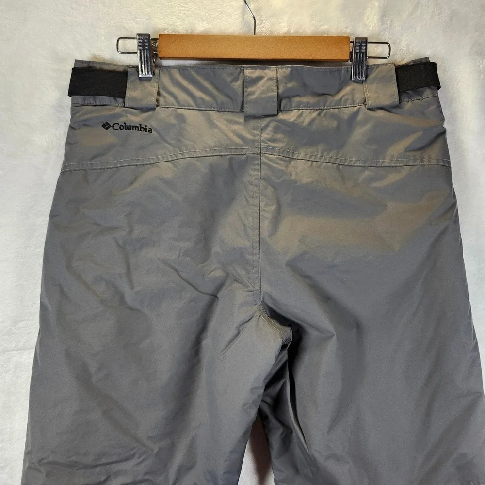 Columbia Snow Pants Youth 18/20 Gray Excellent Omni-Shield Cargo Ski SB8007‎